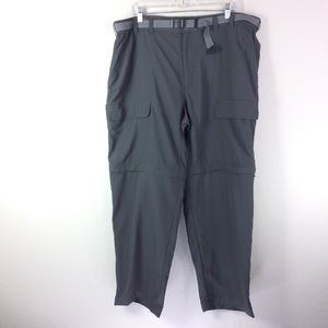 White Sierra Trail Convertible Cargo Hiking Pants